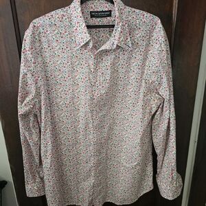 Nick Graham Multicolor AOP Floral Print Shirt
